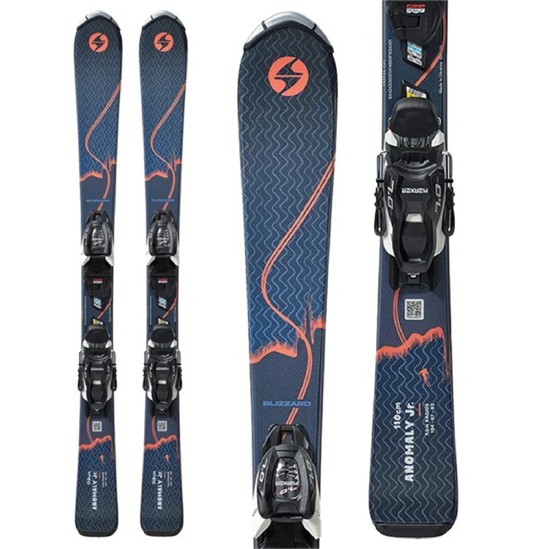 Ski bindings for the aggressive skier-Blizzard Kid's Anomaly Jr Skis w/FDT Jr 4.5 Bindings 2025