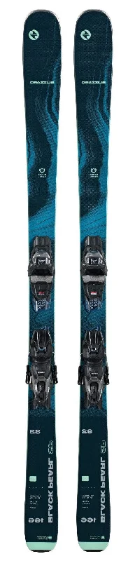 Ski bindings for smooth, relaxing ski runs-Blizzard Black Pearl 82 SP Ladies Snow Skis with Marker TP10 Bindings 2024