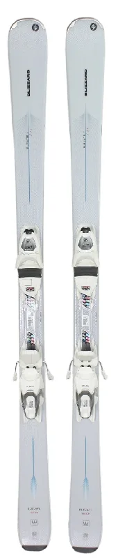 Ski bindings for relaxing downhill snow rides-Blizzard Elevate 7.7 Ladies Snow Skis With Marker TLT10 Binding