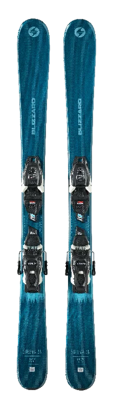 Ski bindings for ultimate comfort and control-Blizzard Sheeva Twin Junior Snow Skis with Marker FDT bindings