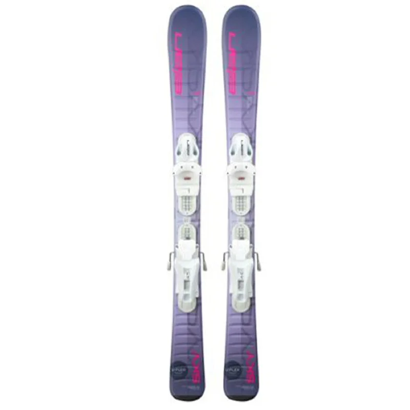 Ski bindings with enhanced grip for freestyle-Elan Kids' Sky QS Skis w/EL 7.5 GW Shift Bindings 2025