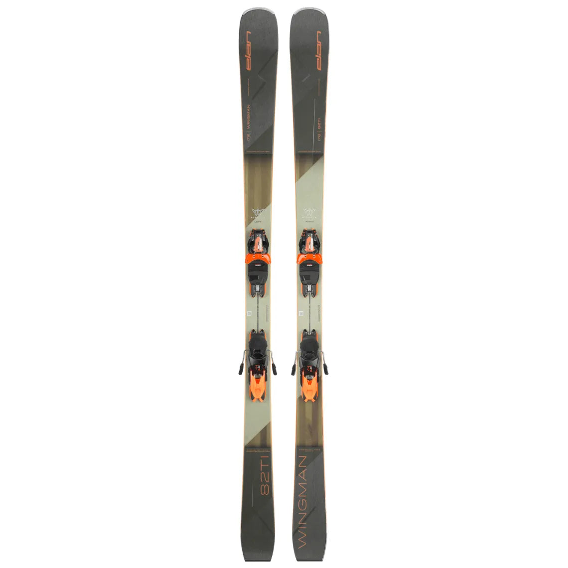 Skis for super pipe-Elan Wingman 82 Ti Skis + ELX 11.0 Bindings - Men's - 2025