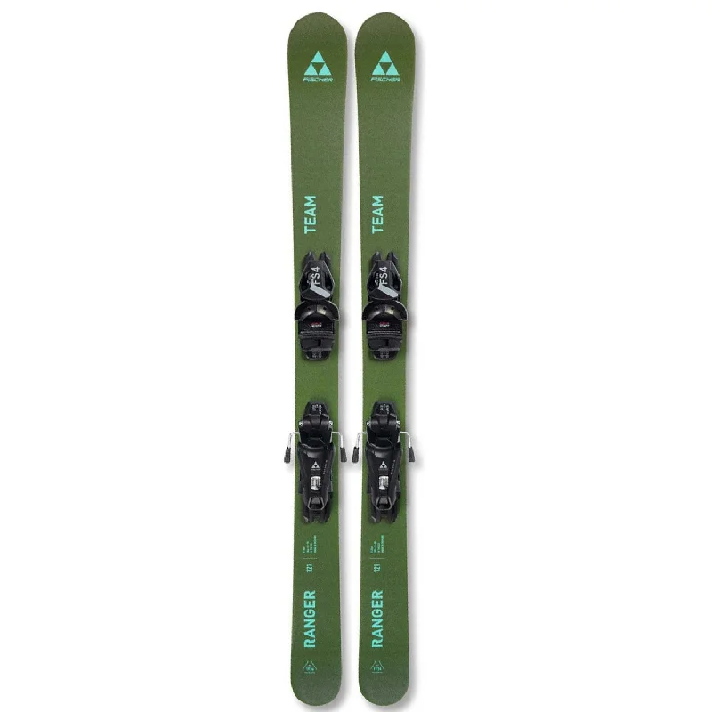 Ski bindings with integrated release and locking-Fischer Kids' Ranger Team Skis w/FJ4 GW CA JRS Bindings 2024