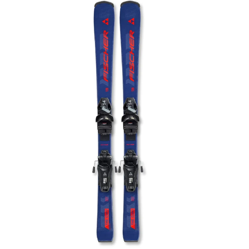 Ski bindings for advanced backcountry skiers-Fischer Kids' The Curv Jr Skis w/FJ4 GW CA JRS Bindings 2024