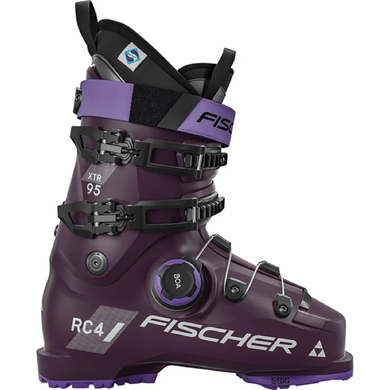 Ski boots rechargeable-Fischer Women's XTR RC4 95 MV BOA Ski Boots 2025