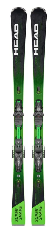 Skis for instagram-Head Supershape E-Magnum Snow Skis with Protector Bindings 2023