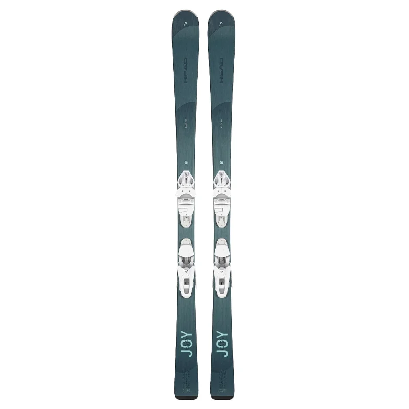 Ski bindings for all-terrain skiing-Head Women's Easy Joy SLR Pro Skis w/Joy 9 GW 85 White Bindings 2024