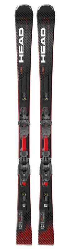 Skis for carving-Head Supershape e-Rally Snow Skis with PRD Bindings 2022