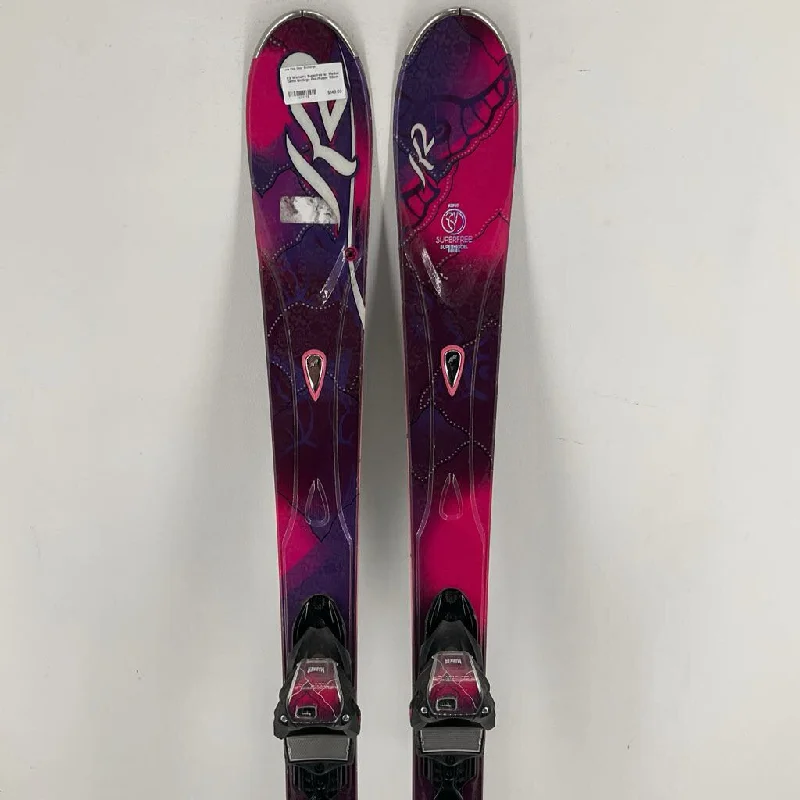 Skis for sponsored-K2 Women's Superfree w/ Marker Demo Bindings