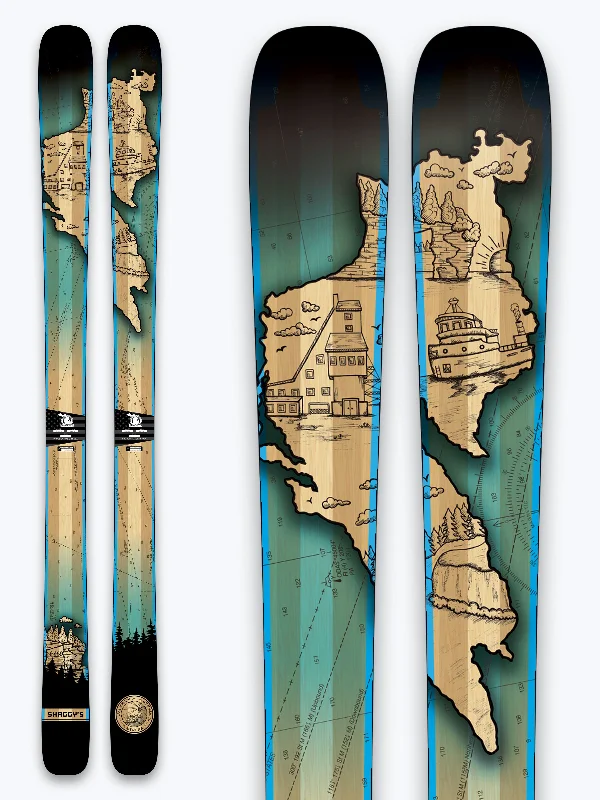 Skis for downhill-Limited Edition Lake Superior V3 Skis