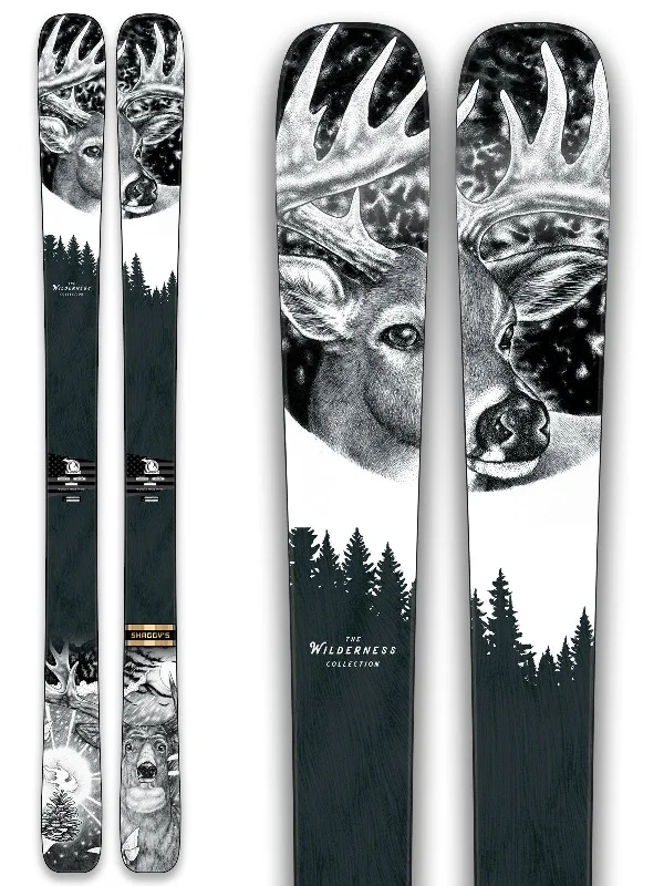 Skis for practice-Limited Edition Wilderness Collection Skis - Whitetail Buck