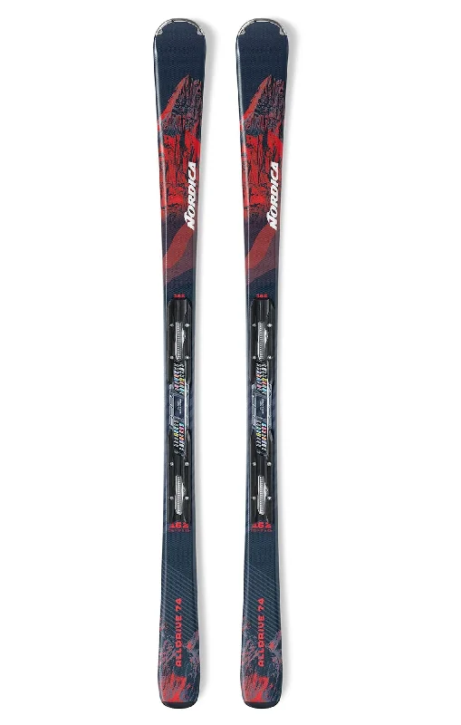 Skis for retail-Nordica Alldrive 74 Skis + Compact 10 Bindings - 2024 - Men's