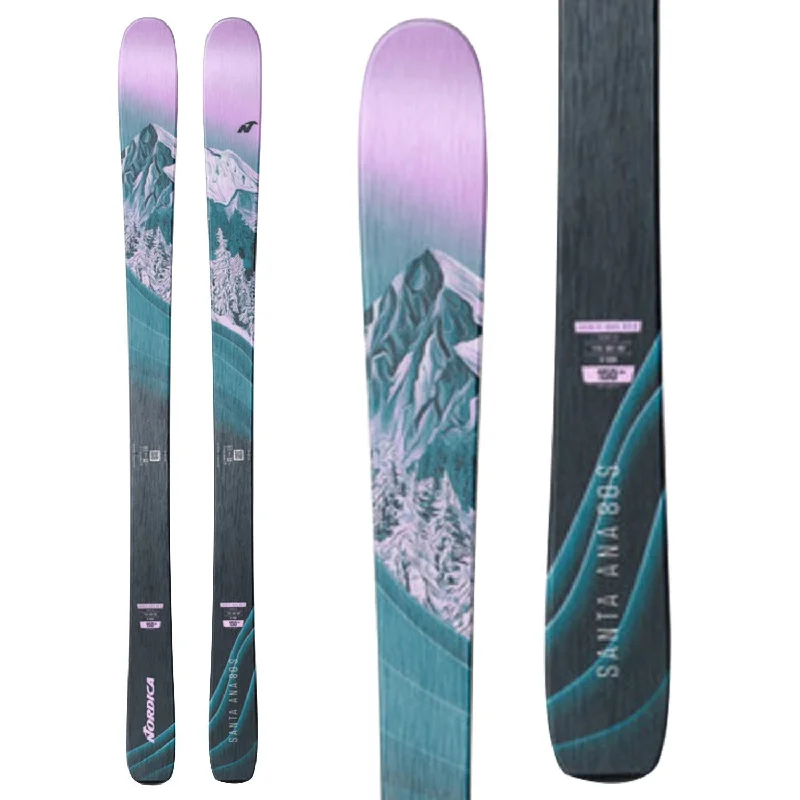 Skis for beginner kit-Nordica Santa Ana 80 S Skis - 2025 - Girls