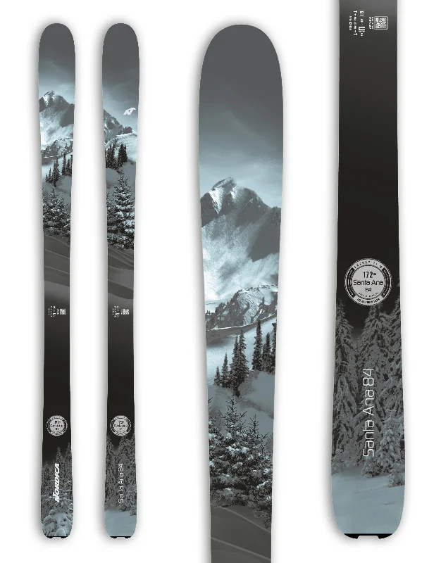 Skis for exclusive online-Nordica Santa Ana 84 Womens Skis 2024