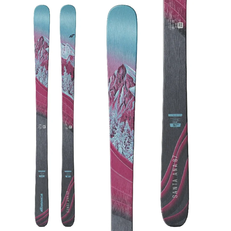 Skis for blue-Nordica Santa Ana 87 Skis - 2025 - Women's