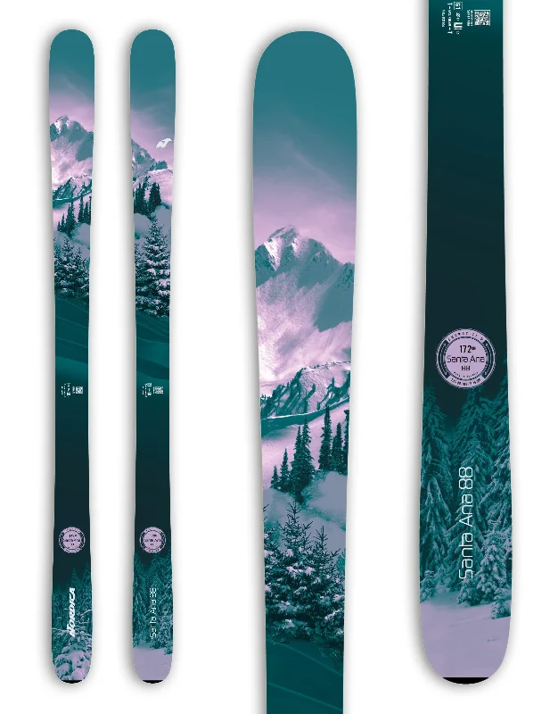 Skis for test model-Nordica Santa Ana 88 Womens Skis 2024