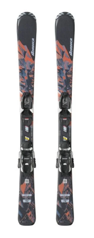 Skis for equipment-Nordica Team AM Skis + Bindings - 2025 - Junior