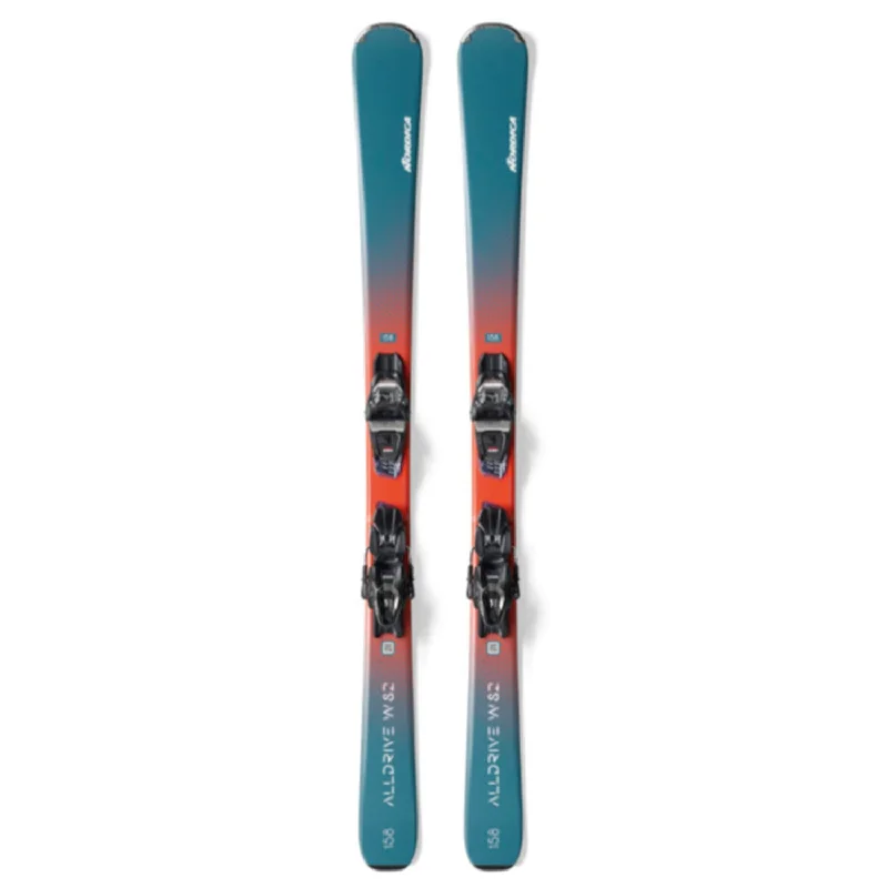 Ski bindings for tough terrain-Nordica Women's AllDrive 82 FDT Skis w/TP2 Compact 10 FDT Bindings 2025