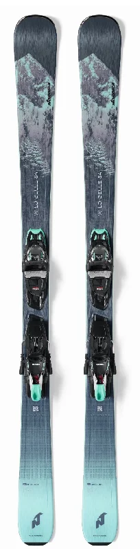 Skis for moguls-2023 Nordica Wild Belle DC 84 Ladies Snow Skis with Marker FDT 11