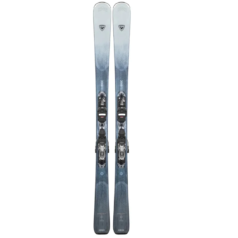 Ski bindings with minimalistic design-Rossignol Women's Experience 80 Carbon Skis w/Xpress 11 GW B83 Bindings 2025