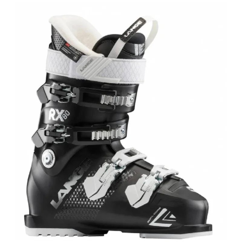 Ski boots snow star-Lange Rx 80 W Black Ski Boots