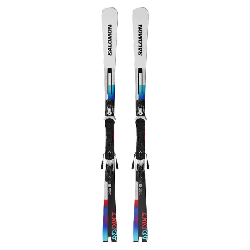 Skis for journey-Salomon E Addikt Skis + MI12 GW Binding