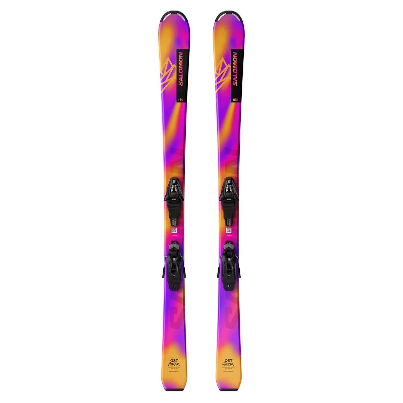 Skis for basement-Salomon LUX Jr S + C5 GW