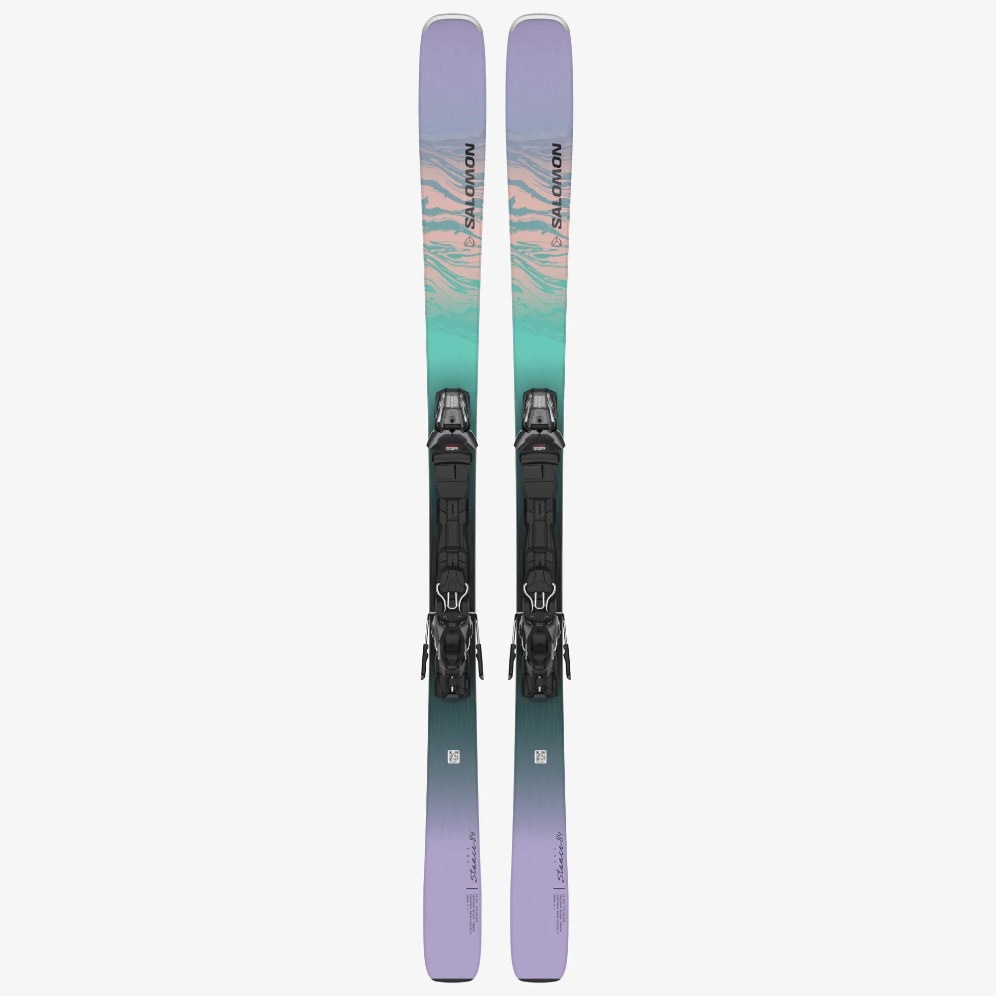 Skis for kit-Salomon Stance 84 Skis + M11 Bindings - 2025 - Women's