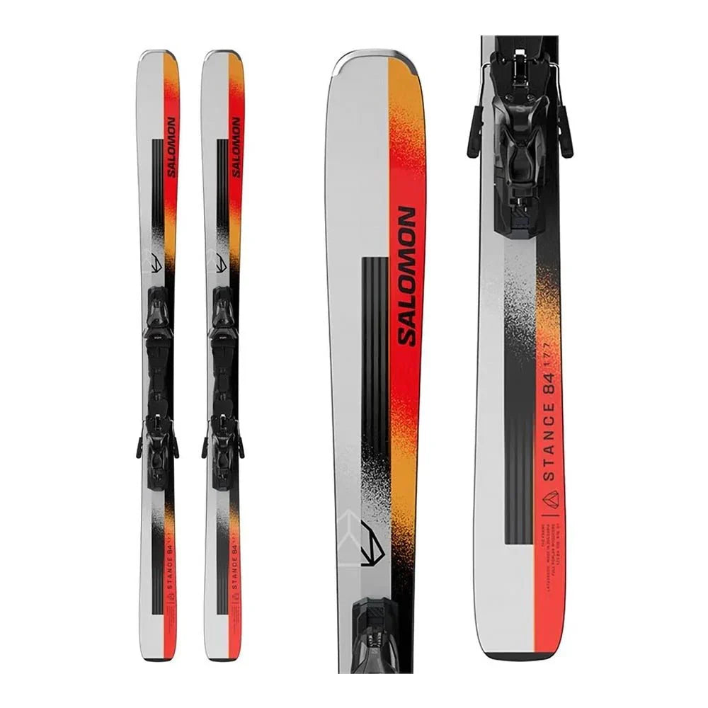 Skis for pink-Salomon Stance 84 Skis + M12 Bindings - 2025 - Men's