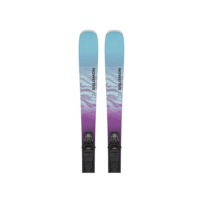 Skis for snow conditions-Salomon Stance W 80 + M10 GW