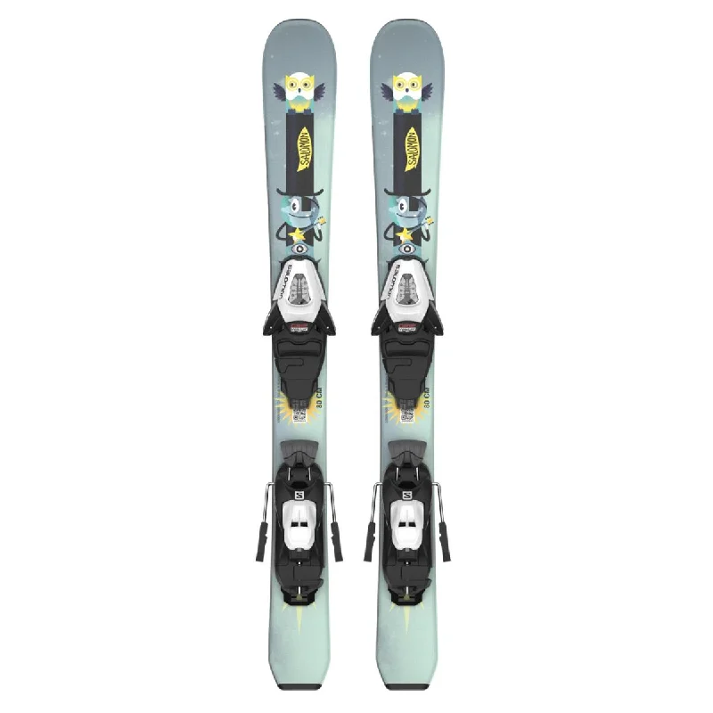 Skis for overstock-Salomon T1 Jr XS + C5 GW J75