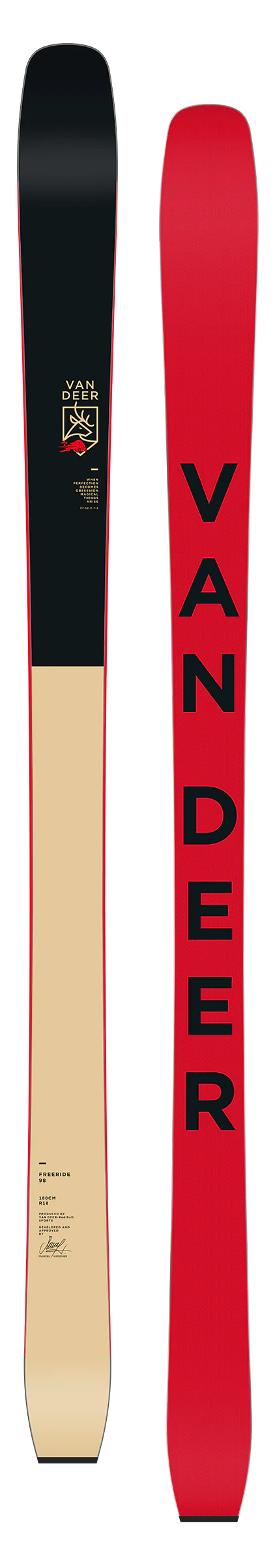 Skis for hip-Van Deer FREERIDE 98 Ski 2025