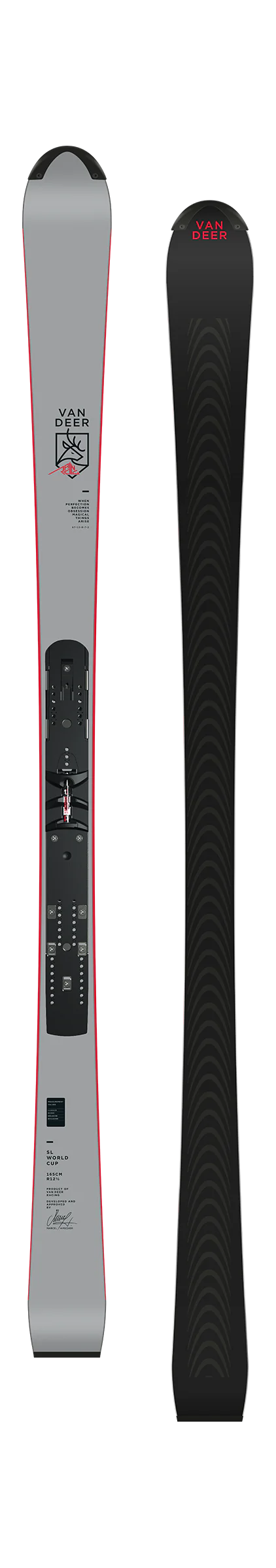 Skis for winter getaway-Van Deer SL World Cup 155cm + XCOMP 12 GW Ski 2025