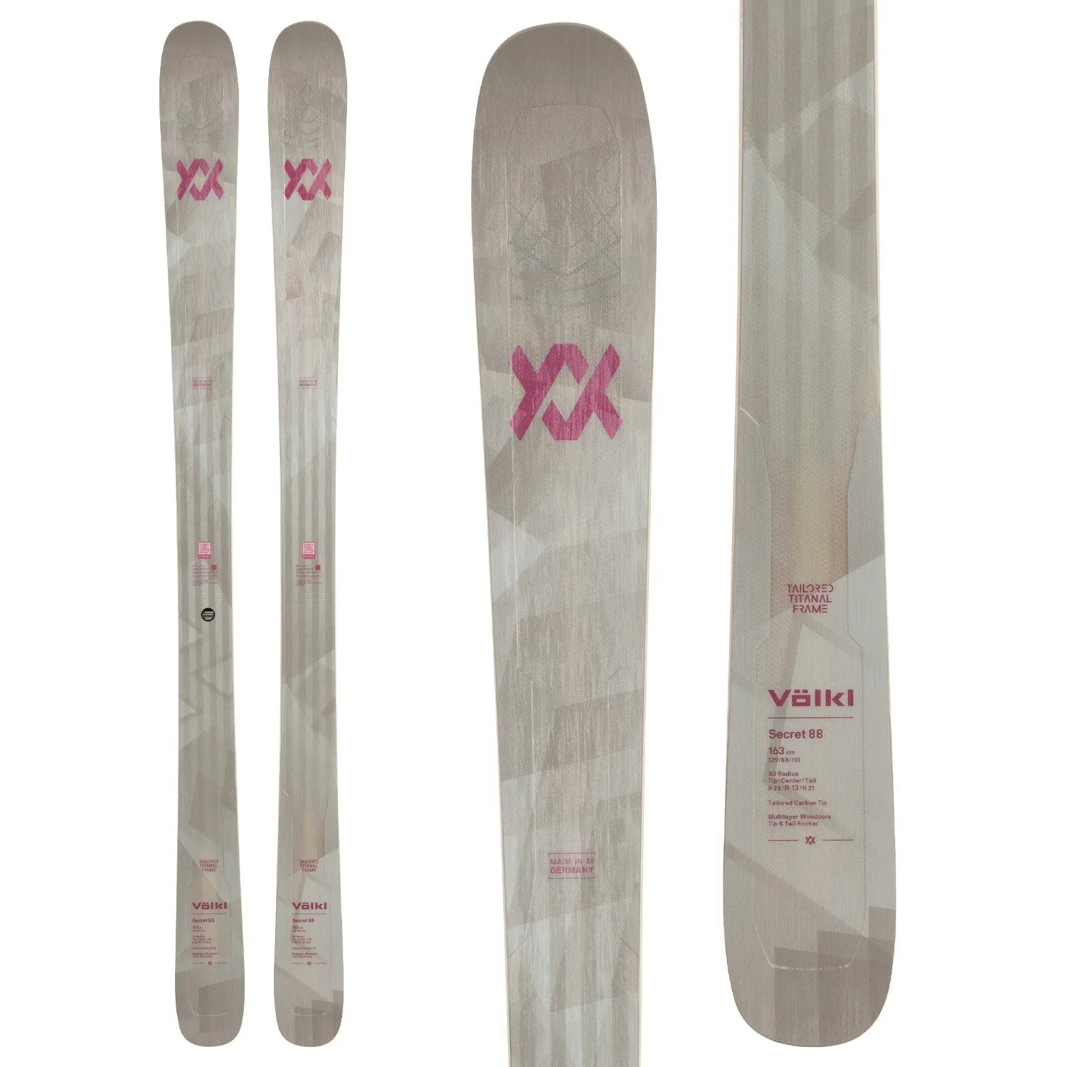 Skis for Valentine-Volkl Secret 88 Skis 2025 - Women's